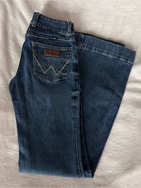 Wrangler Women's Dark Indigo Boot Cut Jeans